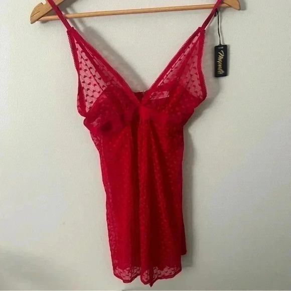 NWT Mapale Babydoll with baby hearts S/M - Picture 2 of 6